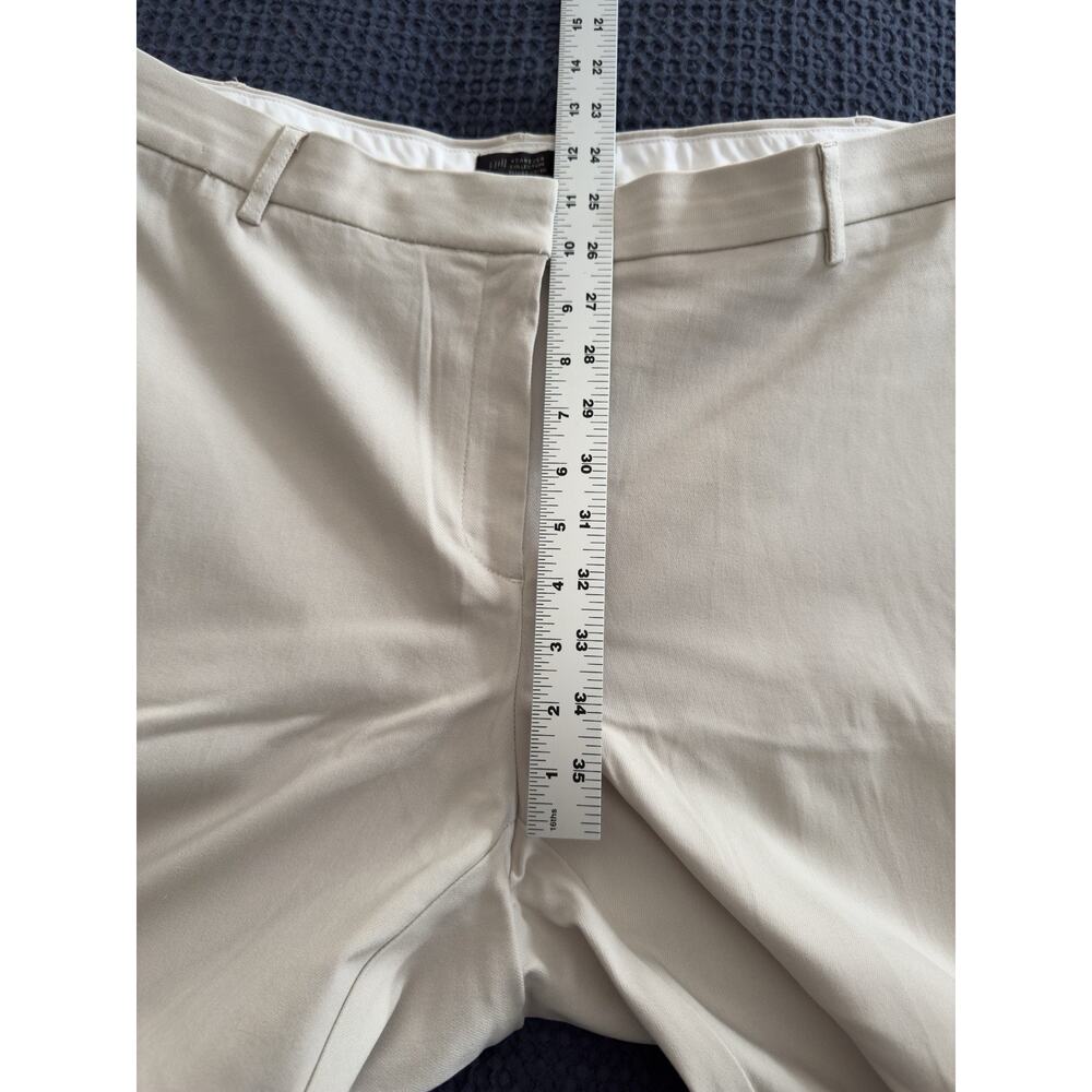 J Jill Wearever Collection Cream Oatmeal Tan Woven Trousers Plus Size 18 Tall - Picture 7 of 8